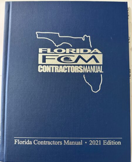 2021 Florida Contractor's Manual, for State Exams