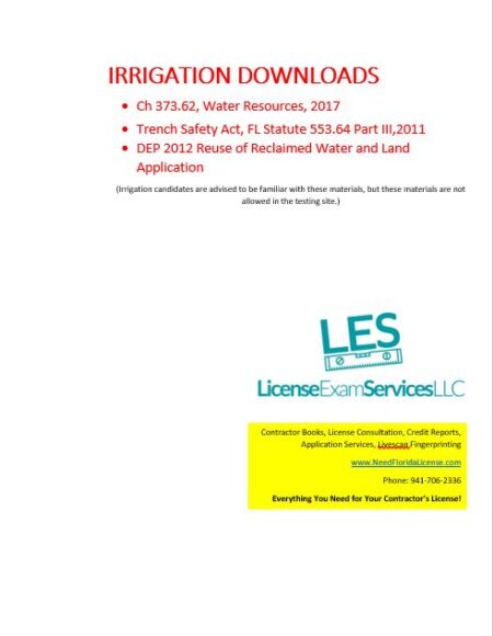 Irrigation Downloads