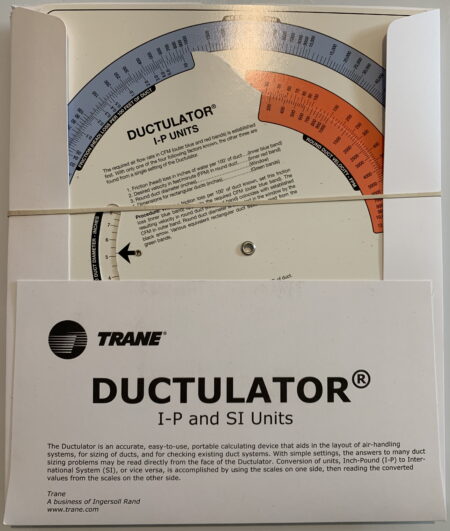 Trane Ductulator, 1976 or Later