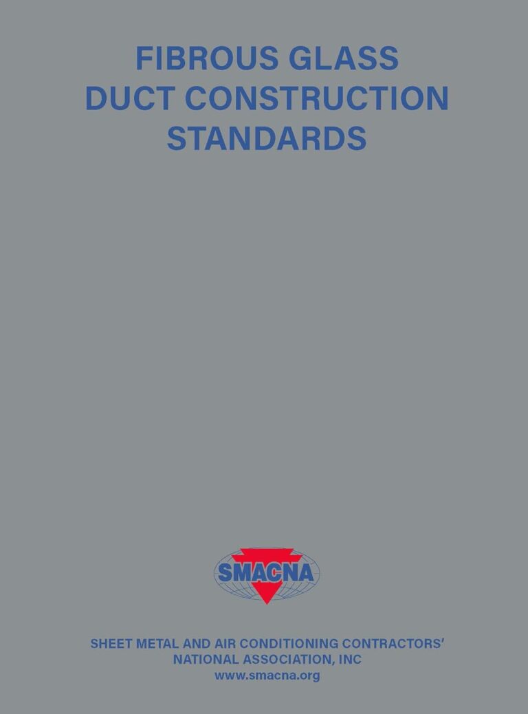 Fibrous Glass Duct Construction Standards, 8th Edition , SMACNA ...